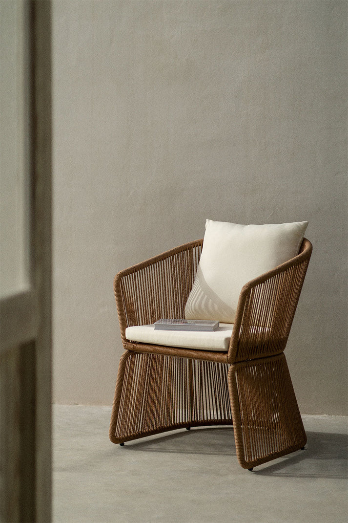 Rattan Chair with Cushion for Garden - Orsino