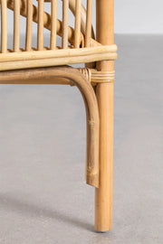 Cane Chair for Garden & Patio | Rattan Outdoor Lounge Chair - Larisa