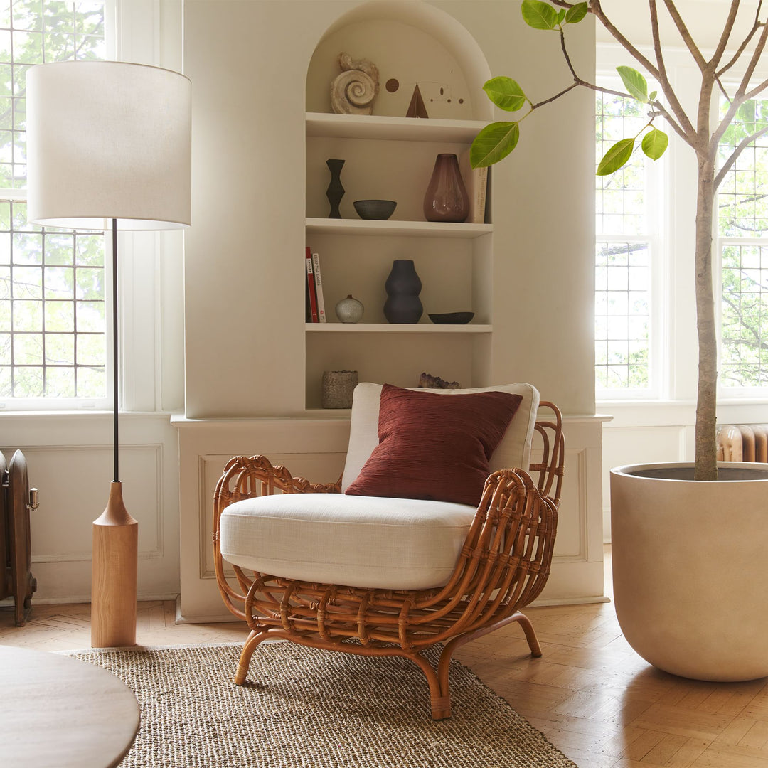 Cane chairs for Lounge | Bamboo Chairs for Living rooms- Kimaya by Luxury Rattan Handicrafts 
