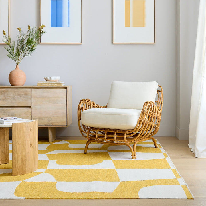 Cane chairs for Lounge | Bamboo Chairs for Living rooms- Kimaya by Luxury Rattan Handicrafts 