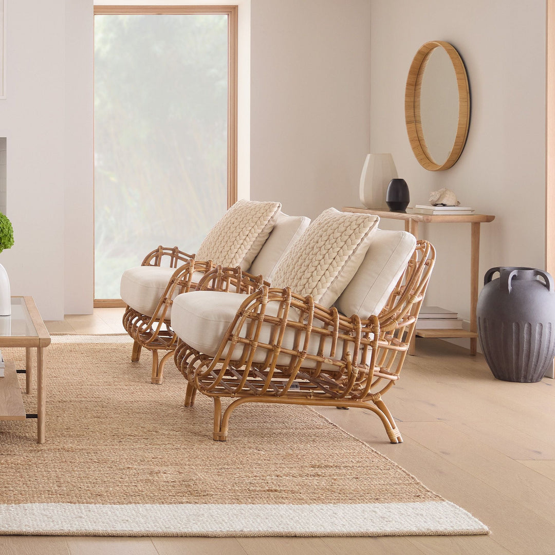 Cane chairs for Lounge | Bamboo Chairs for Living rooms- Kimaya by Luxury Rattan Handicrafts 