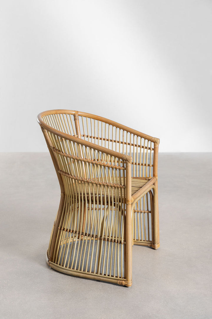 Cane chairs for Lounge | Bamboo Chairs for garden - Mahika by Luxury Rattan Handicrafts 