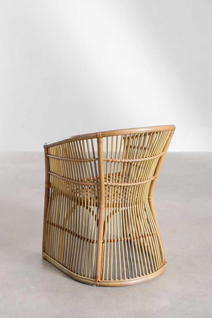 Cane chairs for Lounge | Bamboo Chairs for garden - Mahika by Luxury Rattan Handicrafts 