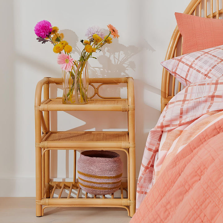 Rattan Bedside Table | Cane Side table | Bamboo table - Anala - Luxury Rattan Handicrafts  Uncategorized (Image 1)