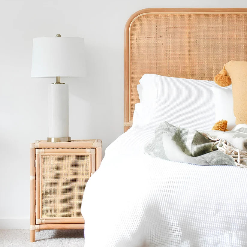 Rattan Bedside Table | Cane Side table | Bamboo table - Hollister