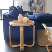 Rattan Bedside Table | Cane Side table | Bamboo table - Gareth