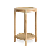 Rattan Bedside Table | Cane Side table | Bamboo table - Fintan