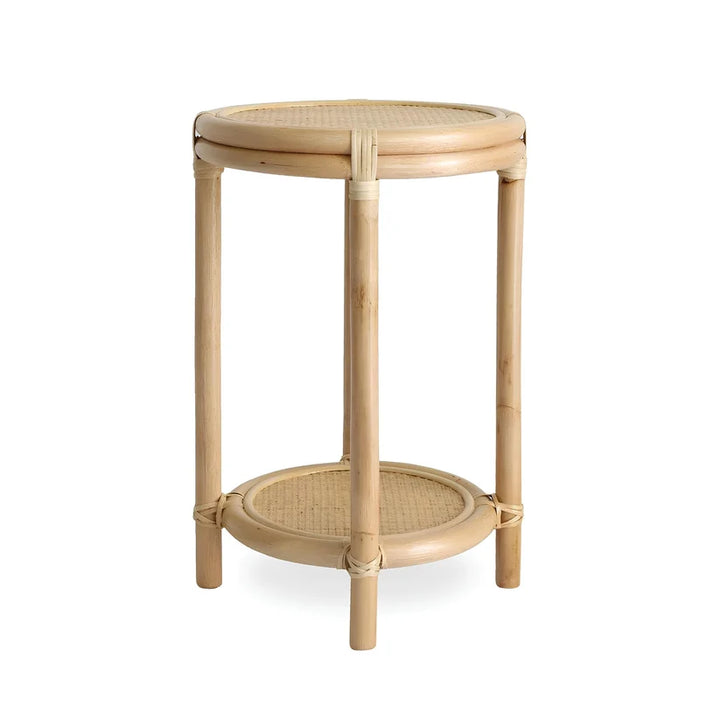 Rattan Bedside Table | Cane Side table | Bamboo table - Fintan