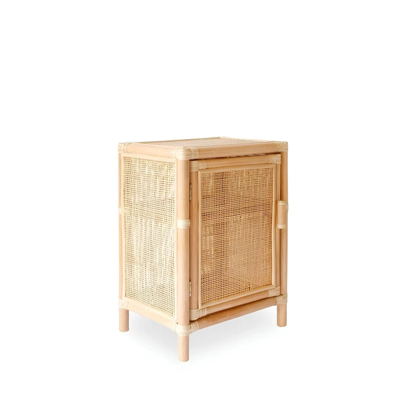 Rattan Bedside Table | Cane Side table | Bamboo table - Hollister