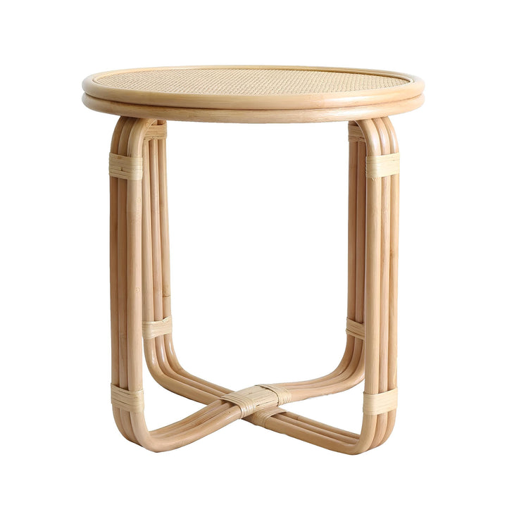 Rattan Bedside Table | Cane Side table | Bamboo table - Gareth