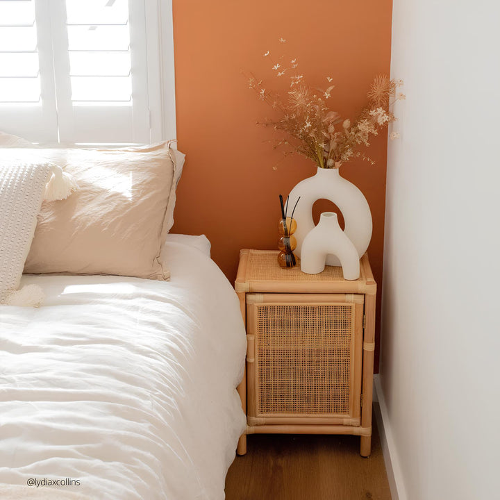 Rattan Bedside Table | Cane Side table | Bamboo table - Hollister