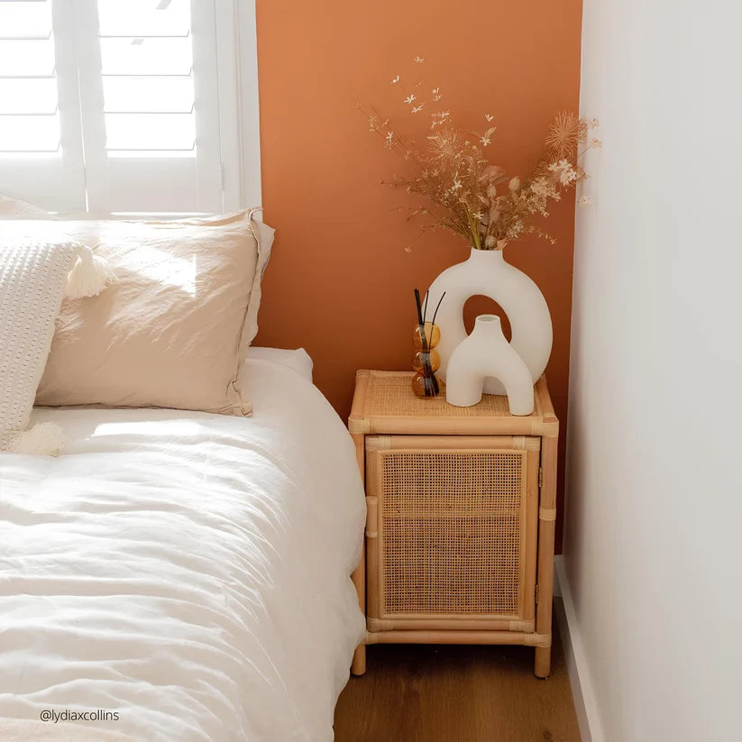 Rattan Bedside Table | Cane Side table | Bamboo table - Hollister