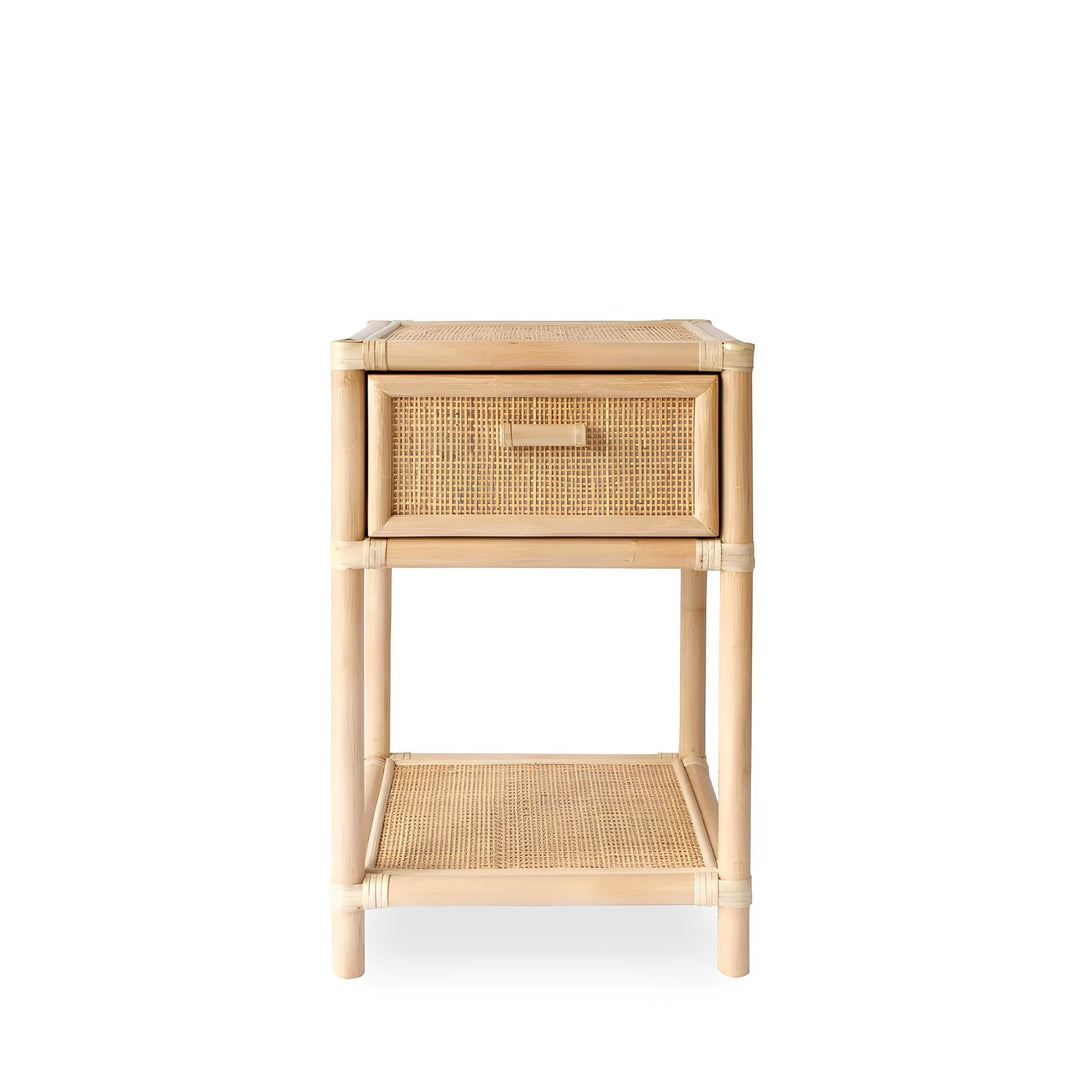 Rattan Bedside Table | Cane Side table | Bamboo table - Bramwell