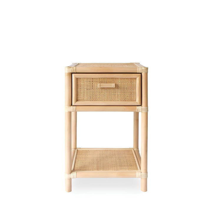 Rattan Bedside Table | Cane Side table | Bamboo table - Bramwell
