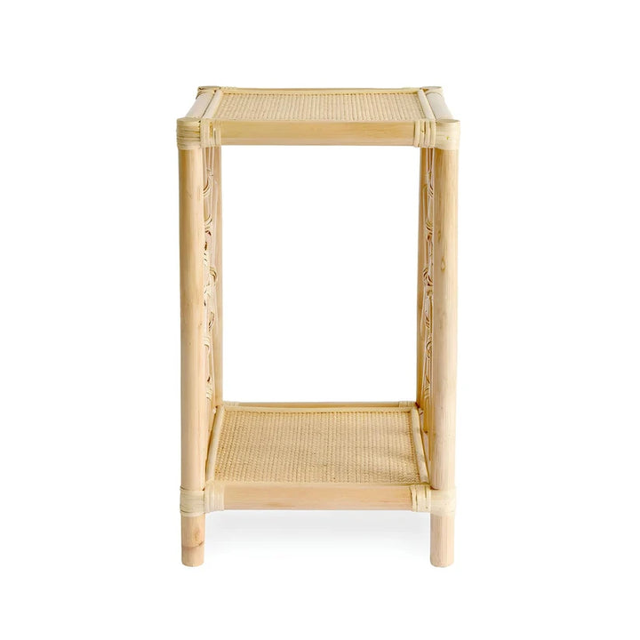 Rattan Bedside Table | Cane Side table | Bamboo table - Kaia