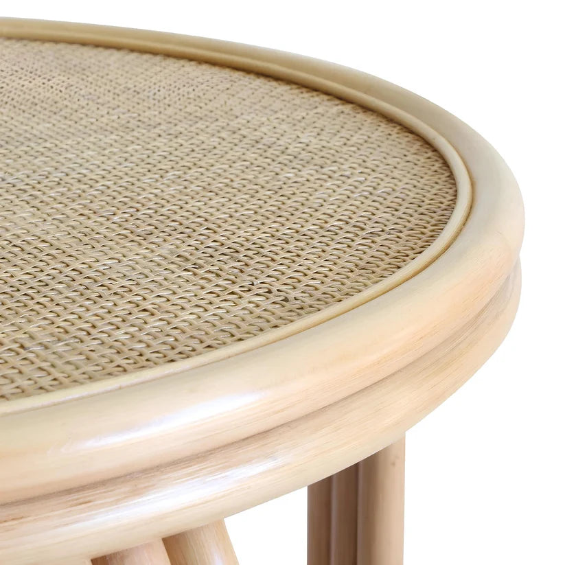 Rattan Bedside Table | Cane Side table | Bamboo table - Gareth