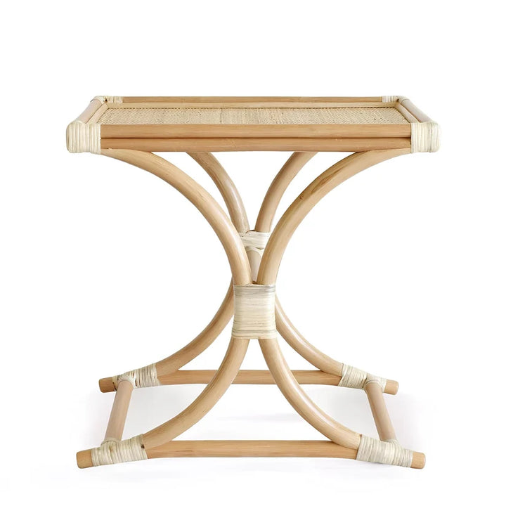 Rattan Bedside Table | Cane Side Table | Bamboo - Larisa