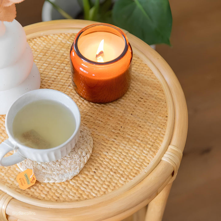 Rattan Bedside Table | Cane Side table | Bamboo table - Fintan