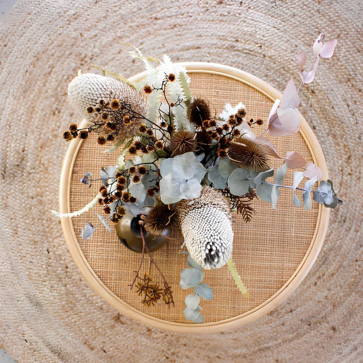 Rattan Bedside Table | Cane Side table | Bamboo table - Gareth