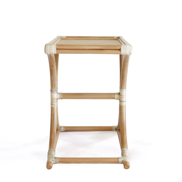 Rattan Bedside Table | Cane Side Table | Bamboo - Larisa
