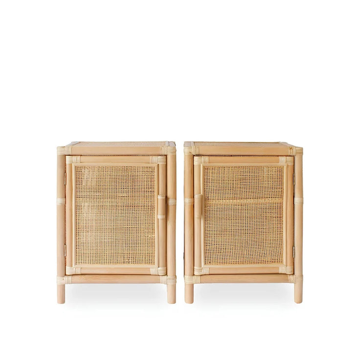 Rattan Bedside Table | Cane Side table | Bamboo table - Hollister
