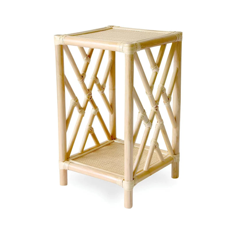 Rattan Bedside Table | Cane Side table | Bamboo table - Kaia