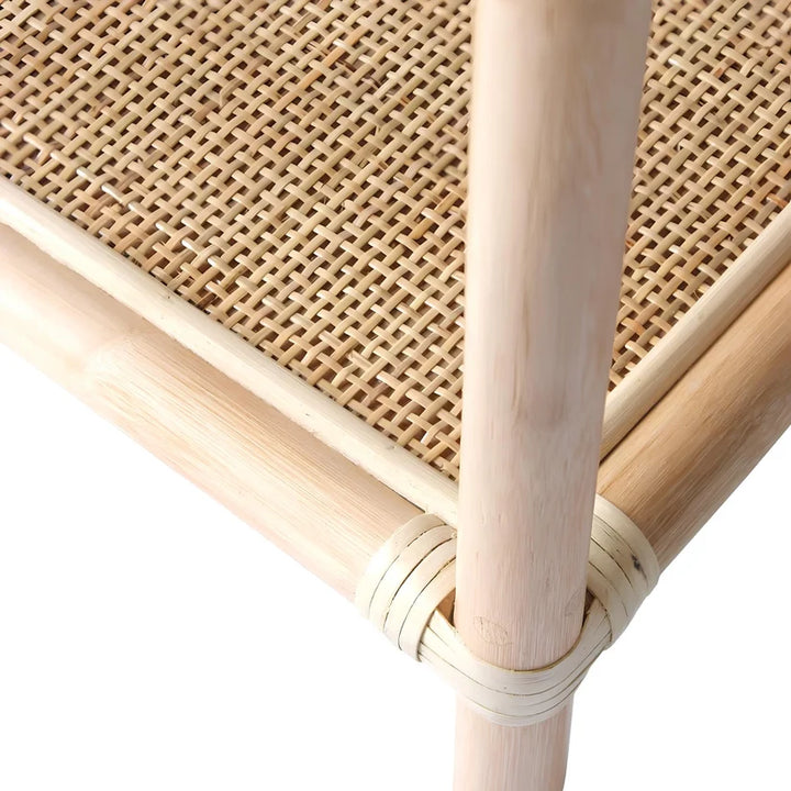 Rattan Bedside Table | Cane Side table | Bamboo table - Bramwell