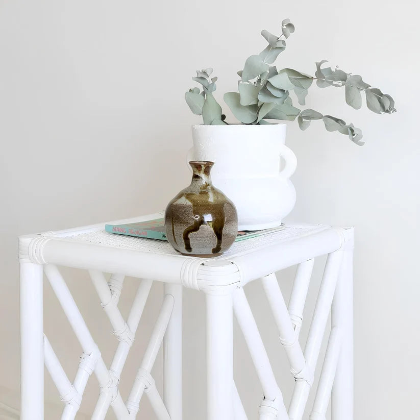 Rattan Bedside Table | Cane Side table | Bamboo table - Emery