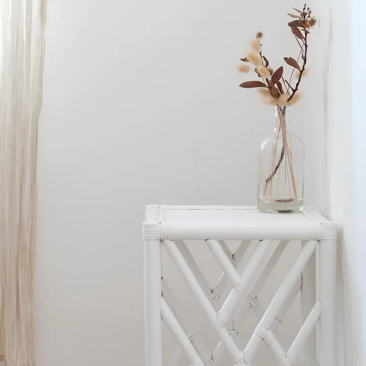 Rattan Bedside Table | Cane Side table | Bamboo table - Emery