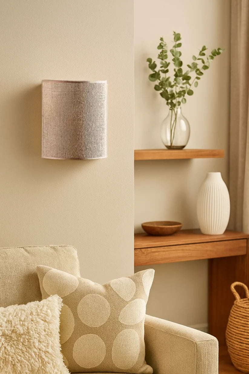 Jute Wall Lamp for Living Room - Corvin