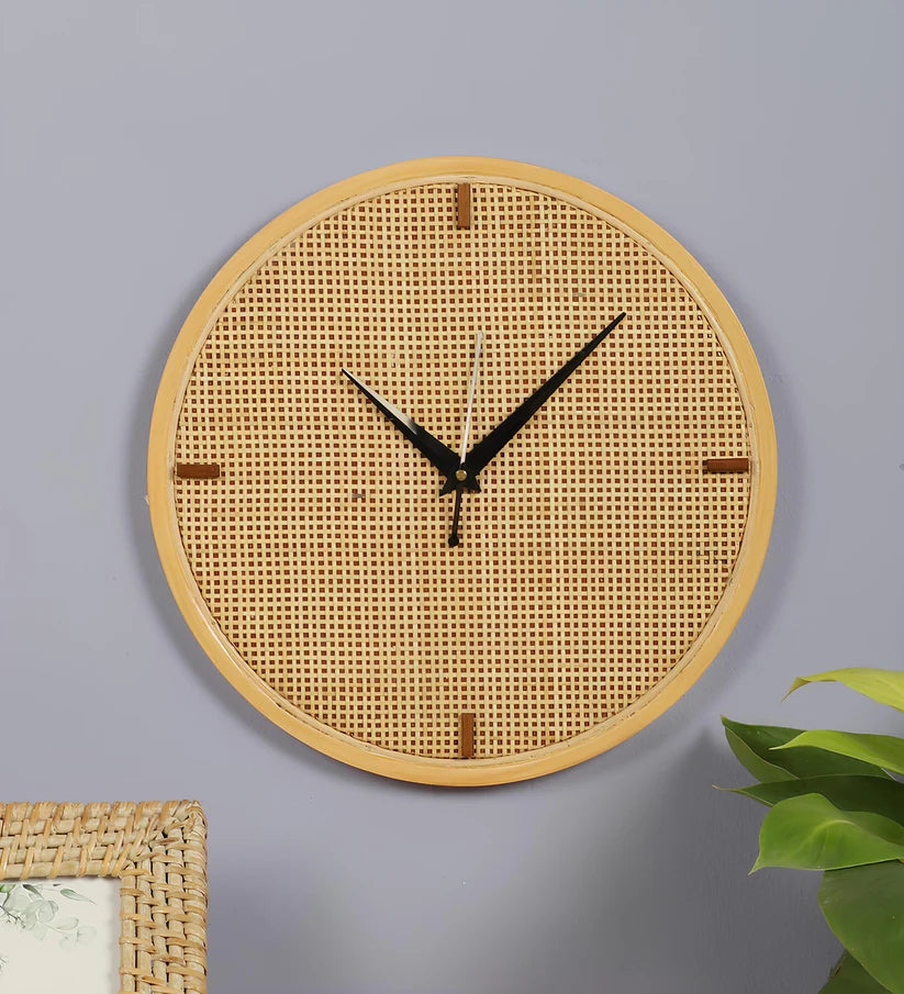 Bamboo Wall Clock for Kitchen - TERRA