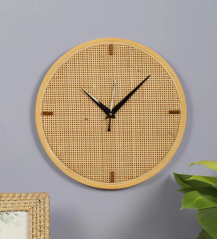 Bamboo Wall Clock for Kitchen - TERRA