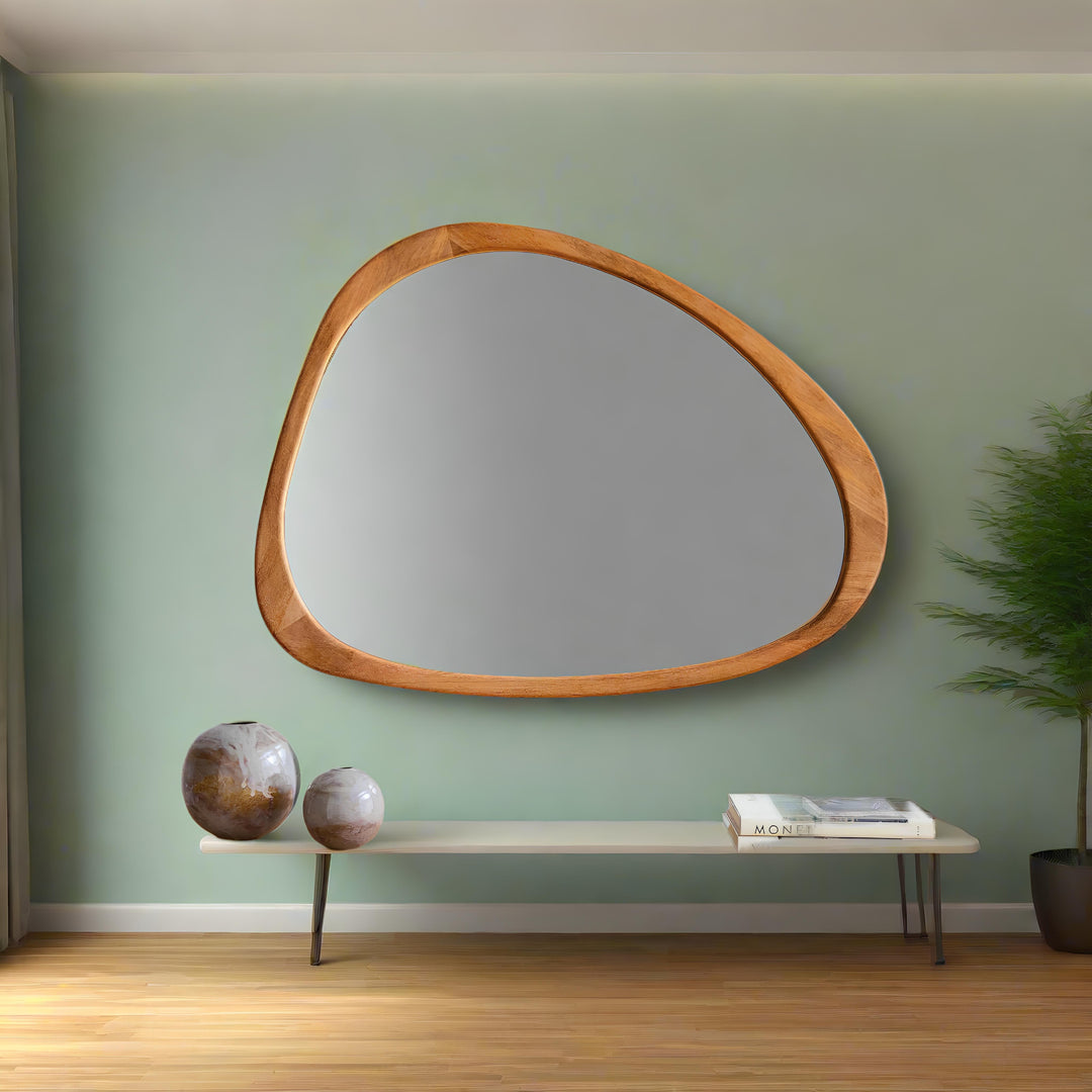 Bamboo Wall Mirror - Rviavya