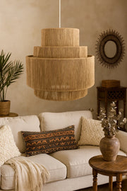 Jute Chandelier for Dining Room - Keegan