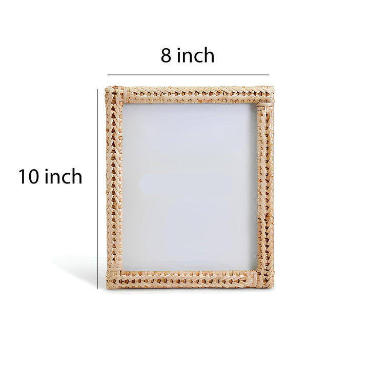 Rattan Photo Frame 4x6 Inch for Home - Casimiro