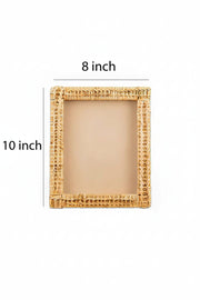 Rattan Photo Frame 5x7 Inch for Home - Dashwoode