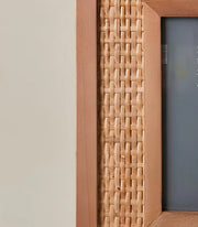 Rattan Photo Frame 4x6 Inch for Home - Vossen
