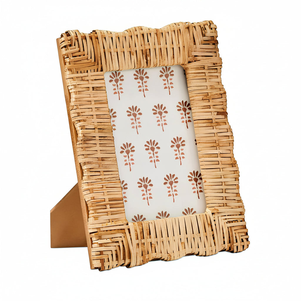 Rattan Photo Frame 4x6 Inch for Home - Larisa