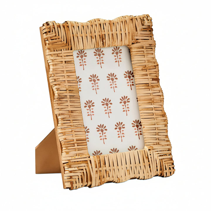 Rattan Photo Frame 4x6 Inch for Home - Larisa