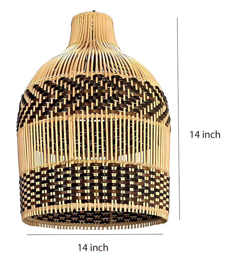 Bamboo Hanging Light for Kitchen | Cane Pendant Lamp - Iker