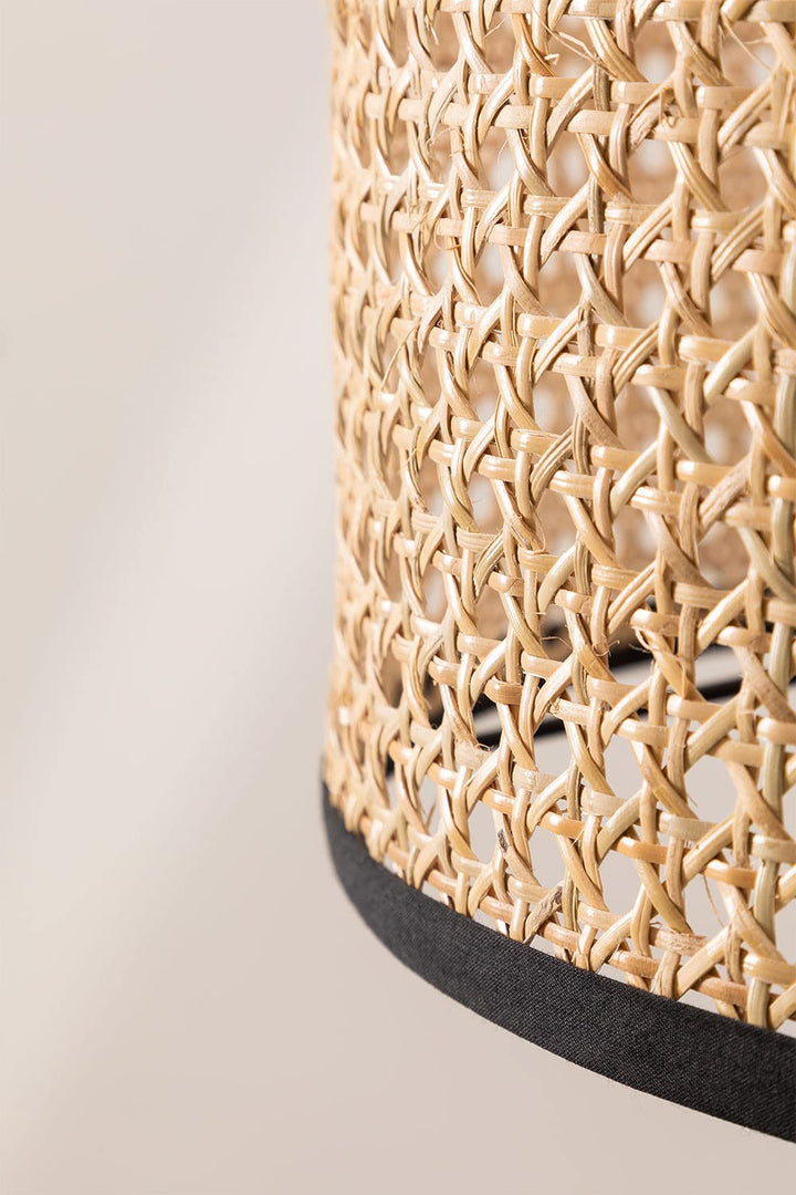 Rattan Cane Webbing Floor Lamp Bamboo Floor Lamp Cane Floor Lamp-Astrid by Luxury Rattan Handicrafts  - Lighting > Floor Lamps