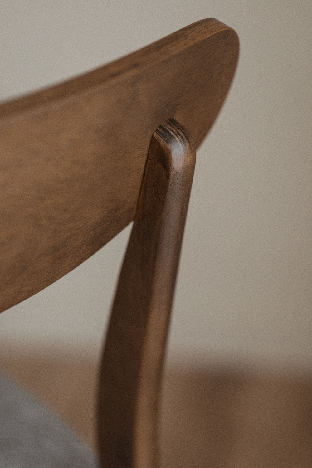 Rattan Dining Chair Teak Wood Finish | Woven Garden Chair - Cloda