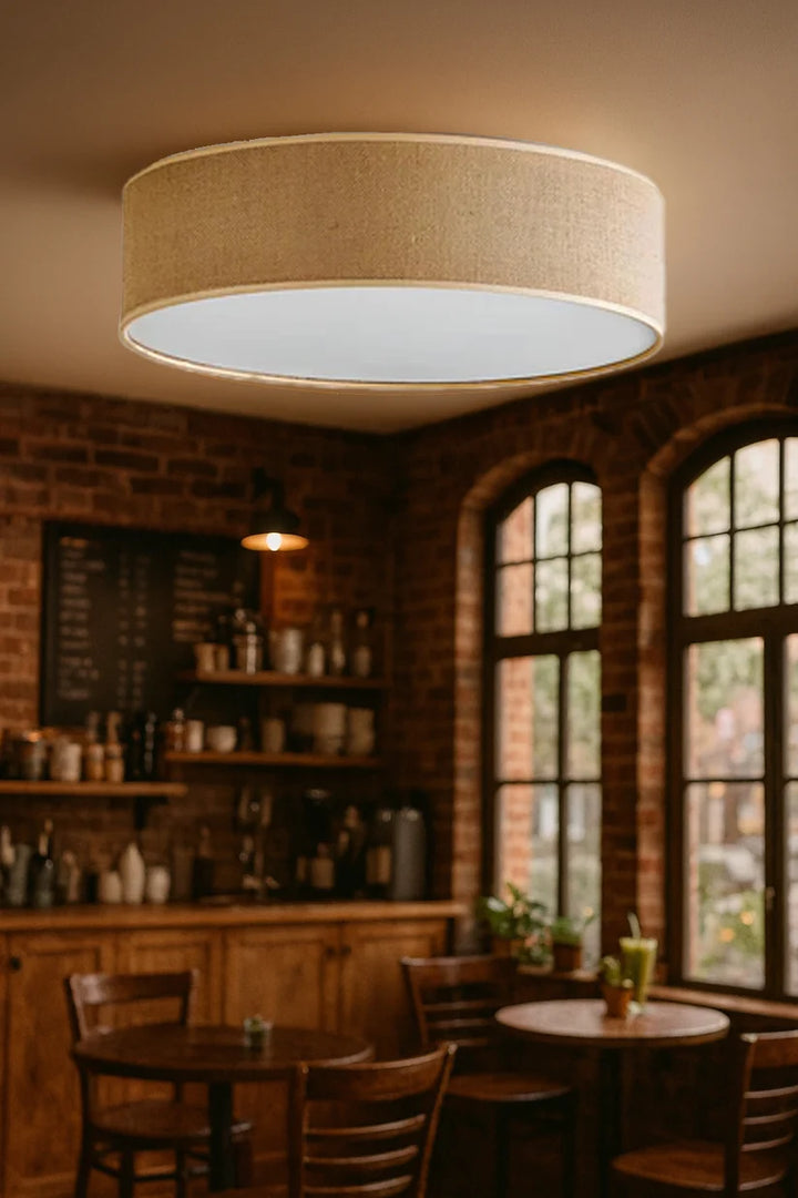 Jute Pendant Light for Living Room - Yorick