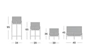 Rattan Planter Set of 4 | Bamboo Plant Pots for Living Room - Orlander
