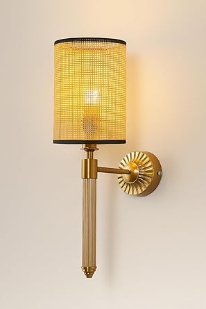 Wicker Wall Lamp for Dining Room | Rattan Wall Sconce - Xerionfield