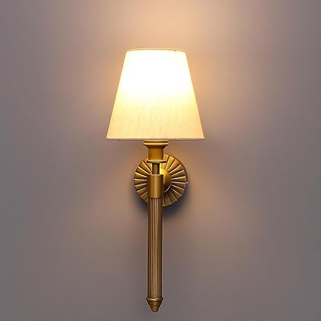 Fabric Wall Light for Bedroom | Contemporary Wall Sconce - Irya
