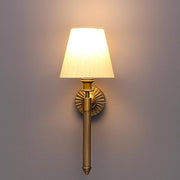 Fabric Wall Light for Bedroom | Contemporary Wall Sconce - Irya