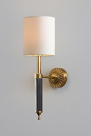 Minimalist Wall Lamp for Study Room | Fabric Wall Light - Dashiell