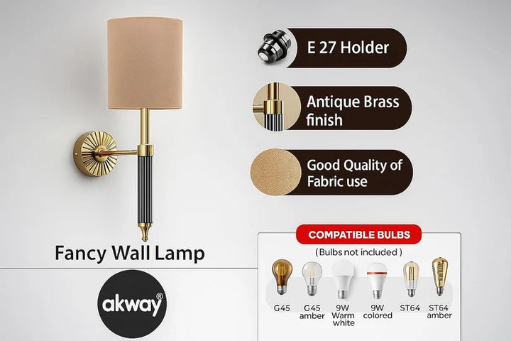 Jute Wall Lamp for Living Room - Eamon
